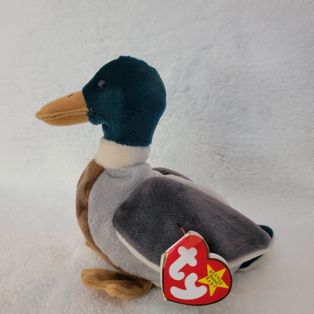 TY Beanie Baby Mallard Duck Plush